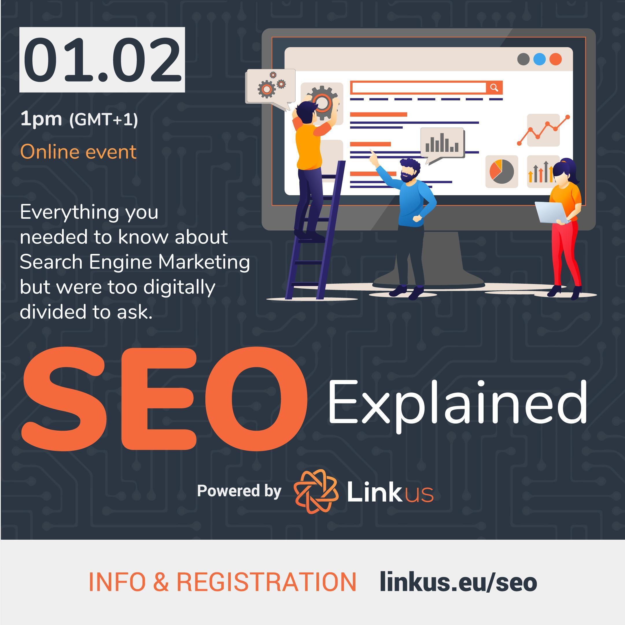 SEO explained, the first free training for our freelance community - Linkus